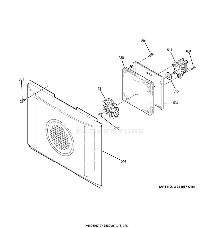 GE JB655EK1ES Electric Range PartsWarehouse