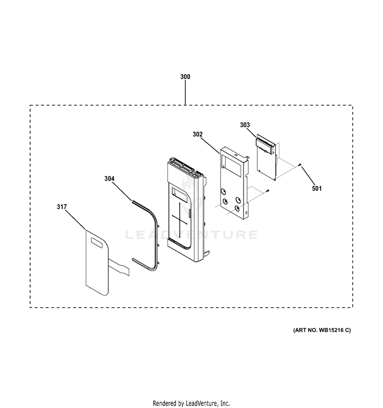 GE AVM4160DF2BS Microwave PartsWarehouse