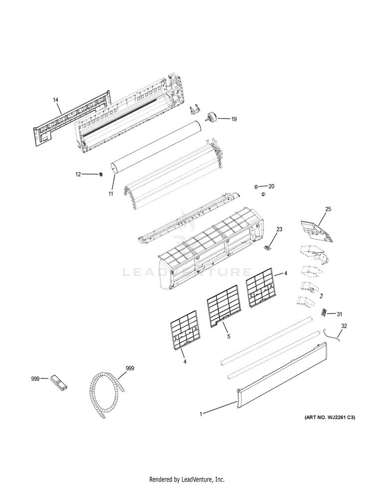 Haier HSU24VCKG Room Air Conditioner Built In PartsWarehouse