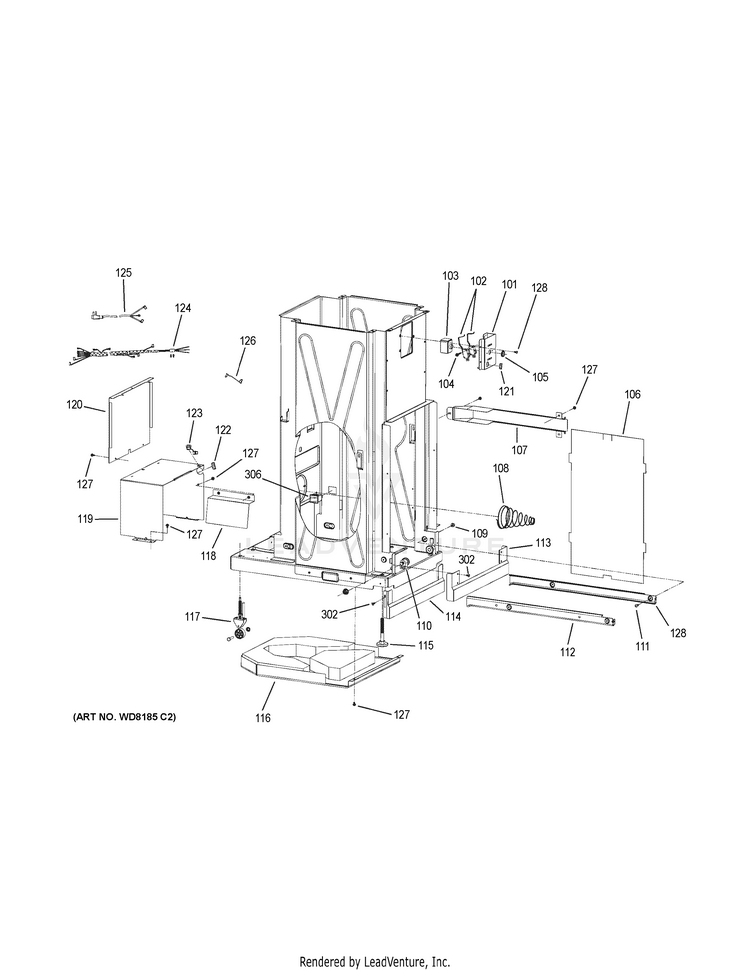 GE GCG1580R0SS COMPACTOR - PartsWarehouse