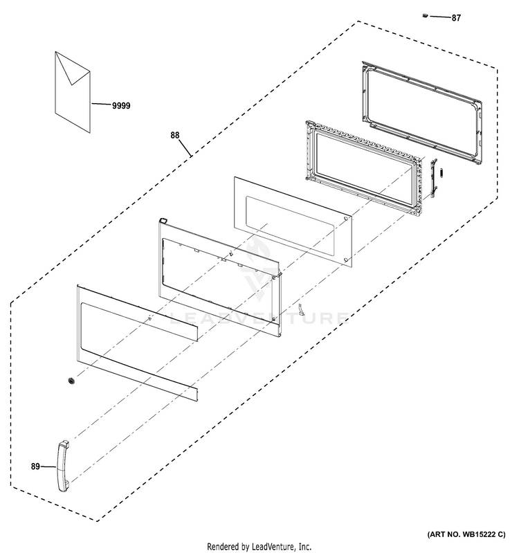 GE PVM9195SF1SS Microwave PartsWarehouse