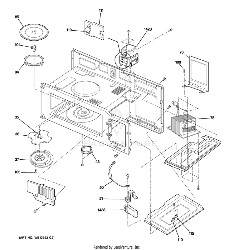 GE JNM3151RF1SS Microwave PartsWarehouse