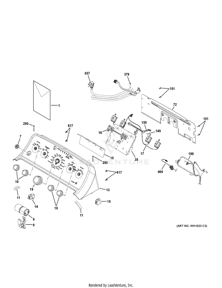 GE GTW460ASJ6WW Washer Partswarehouse