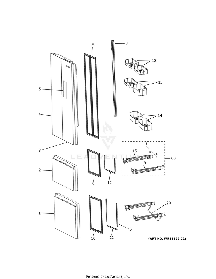 19+ Haier hrf15n3ags parts diagram information