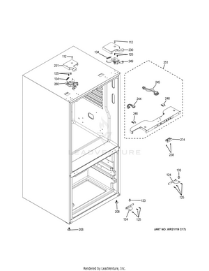 Gne25jskgfss refrigerator on sale