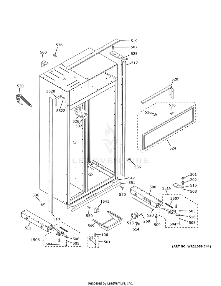 Ge Monogram 48 Refrigerator Parts Diagram Reviewmotors.co