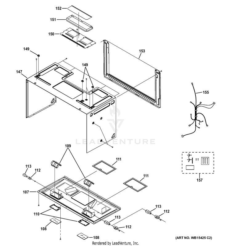 GE PVM9005SJ2SS Microwave PartsWarehouse