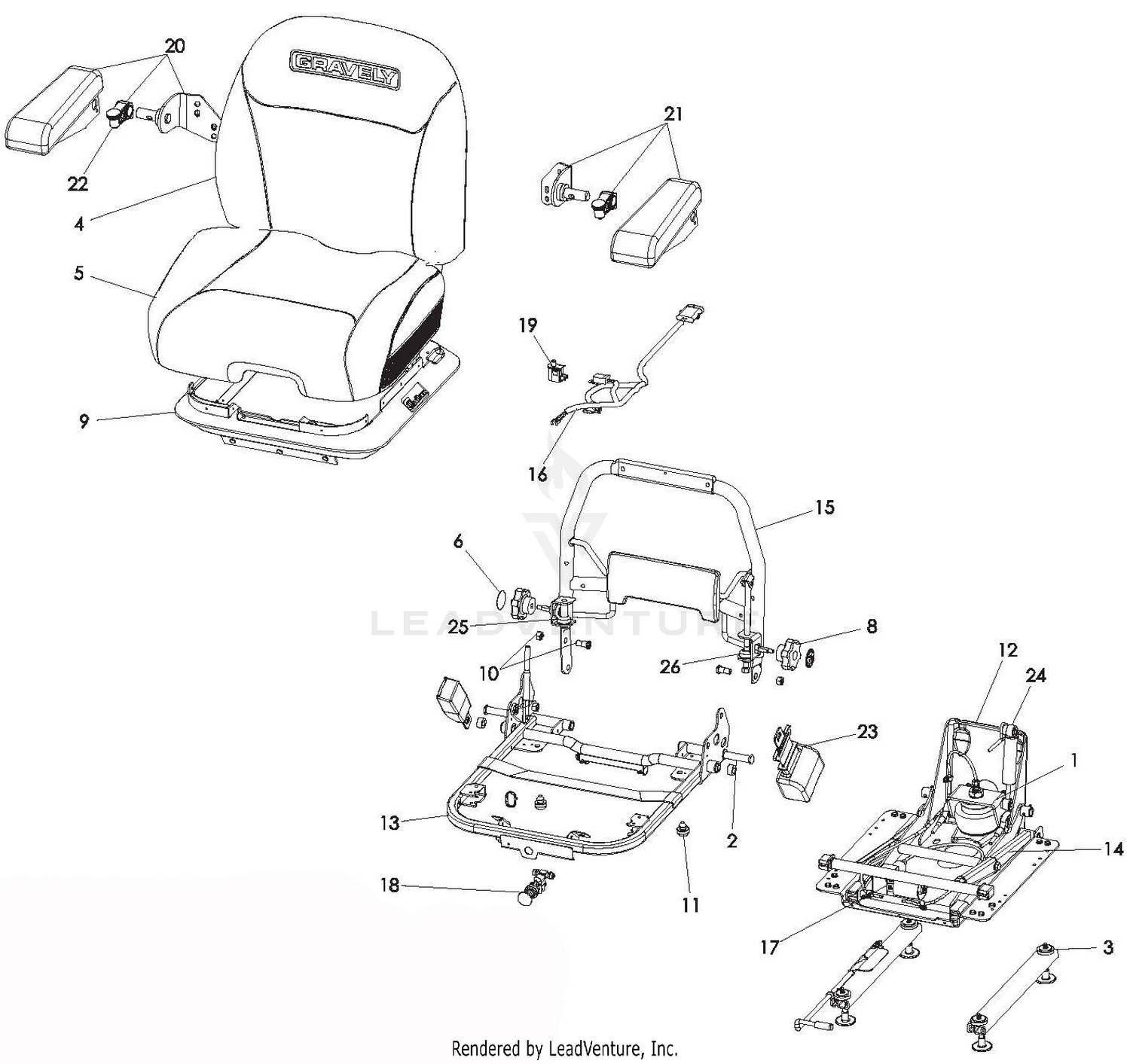 Seat - Service Parts