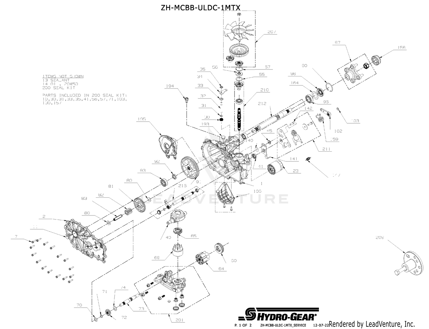 09483100 - ZT 2800 Series Transmission