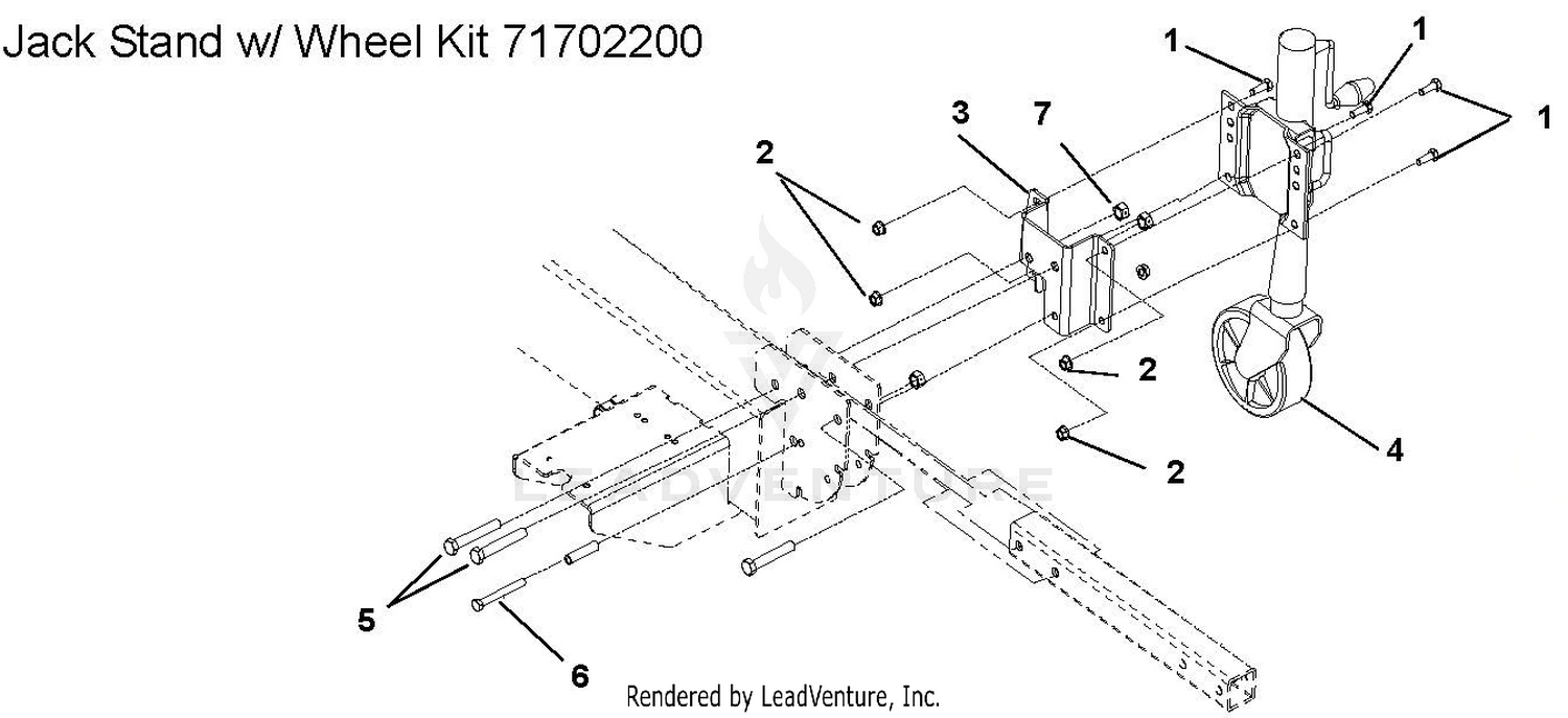 Jack Stand With Wheel Kit 71702200