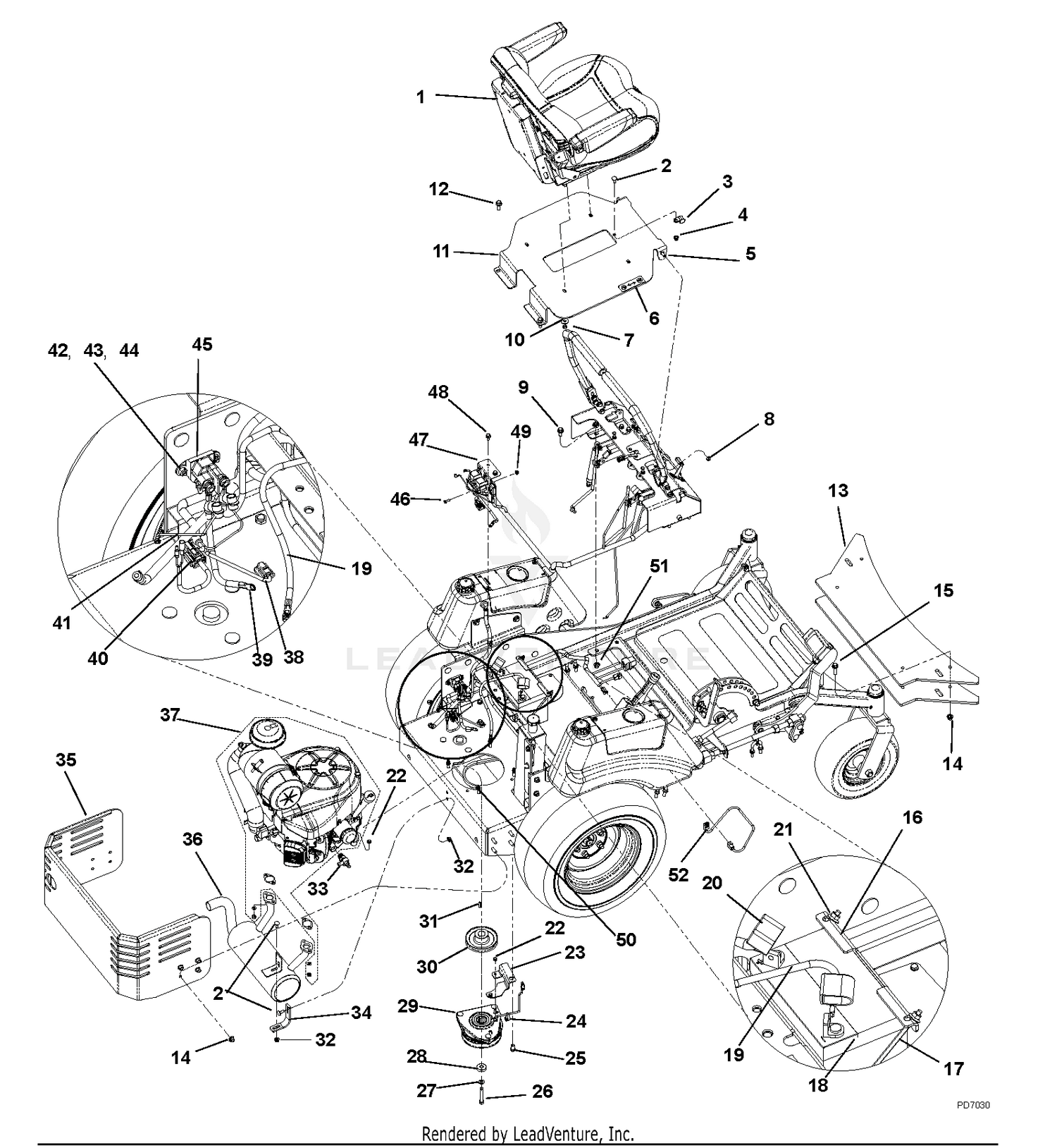 Seat, Electrical and Powertrain 992410