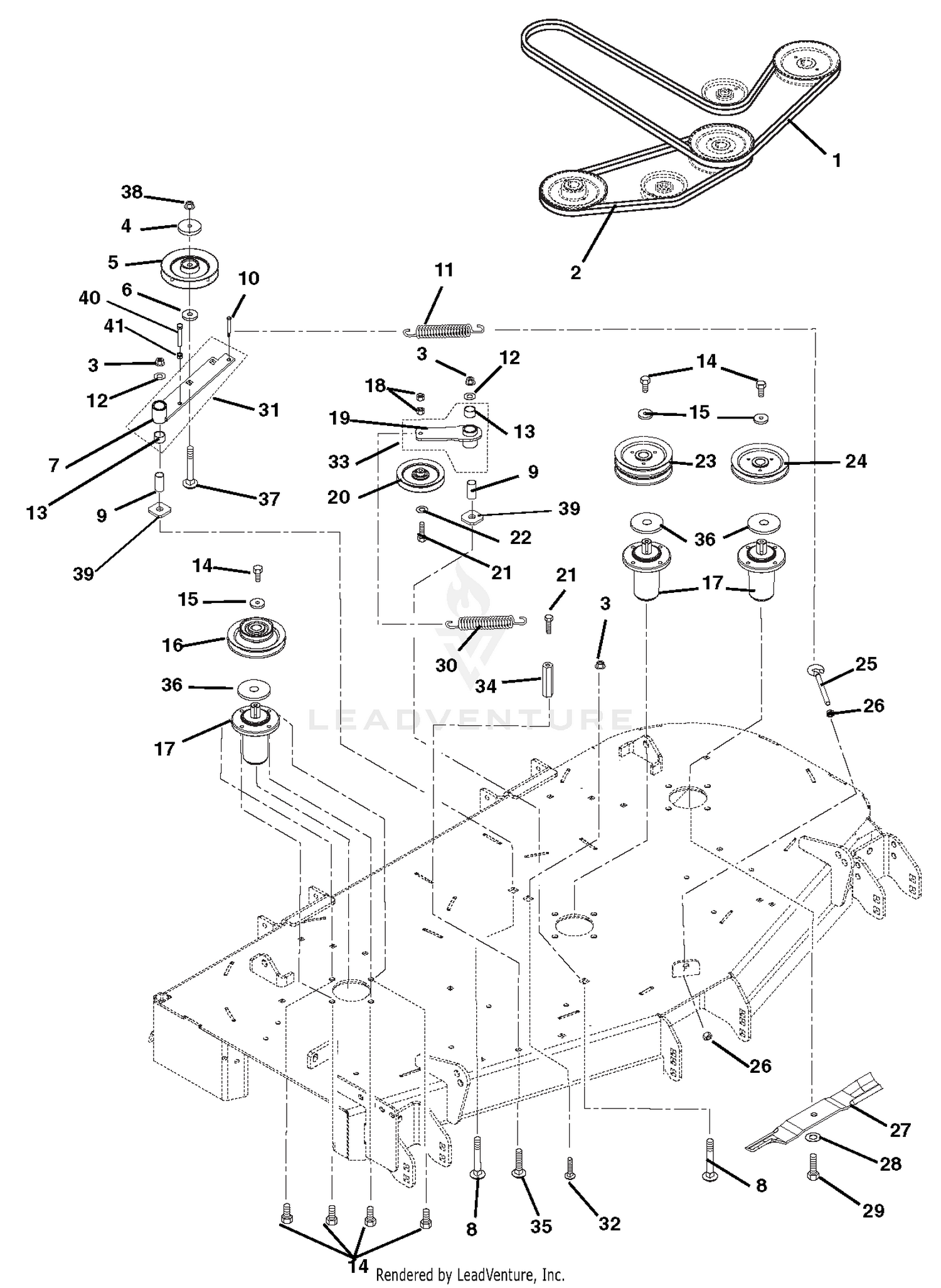 Belts, Spindles, Idlers And Blades