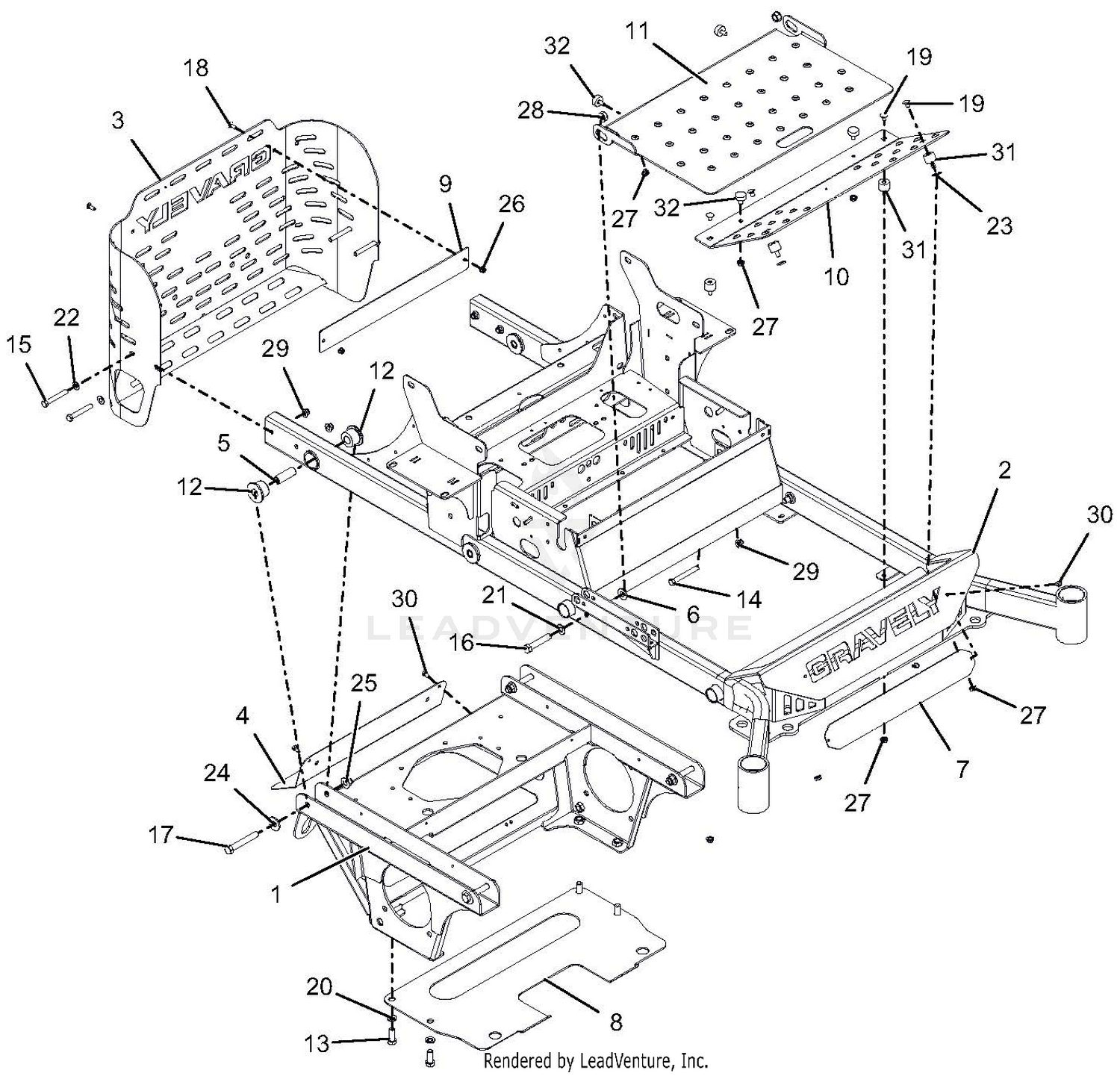 Frame, Bumper, Sub-Frame And Footplate