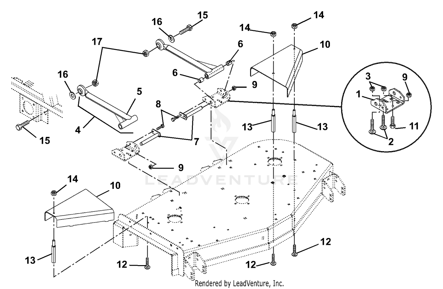 Mounting Arms And Belt Guards