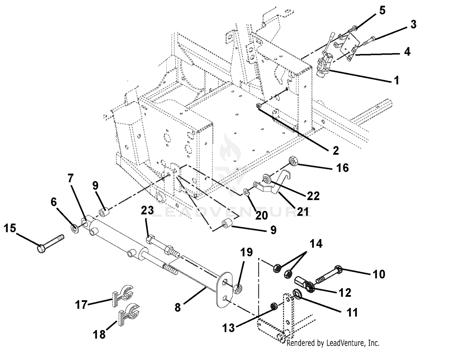 Lift Valve And Cylinder