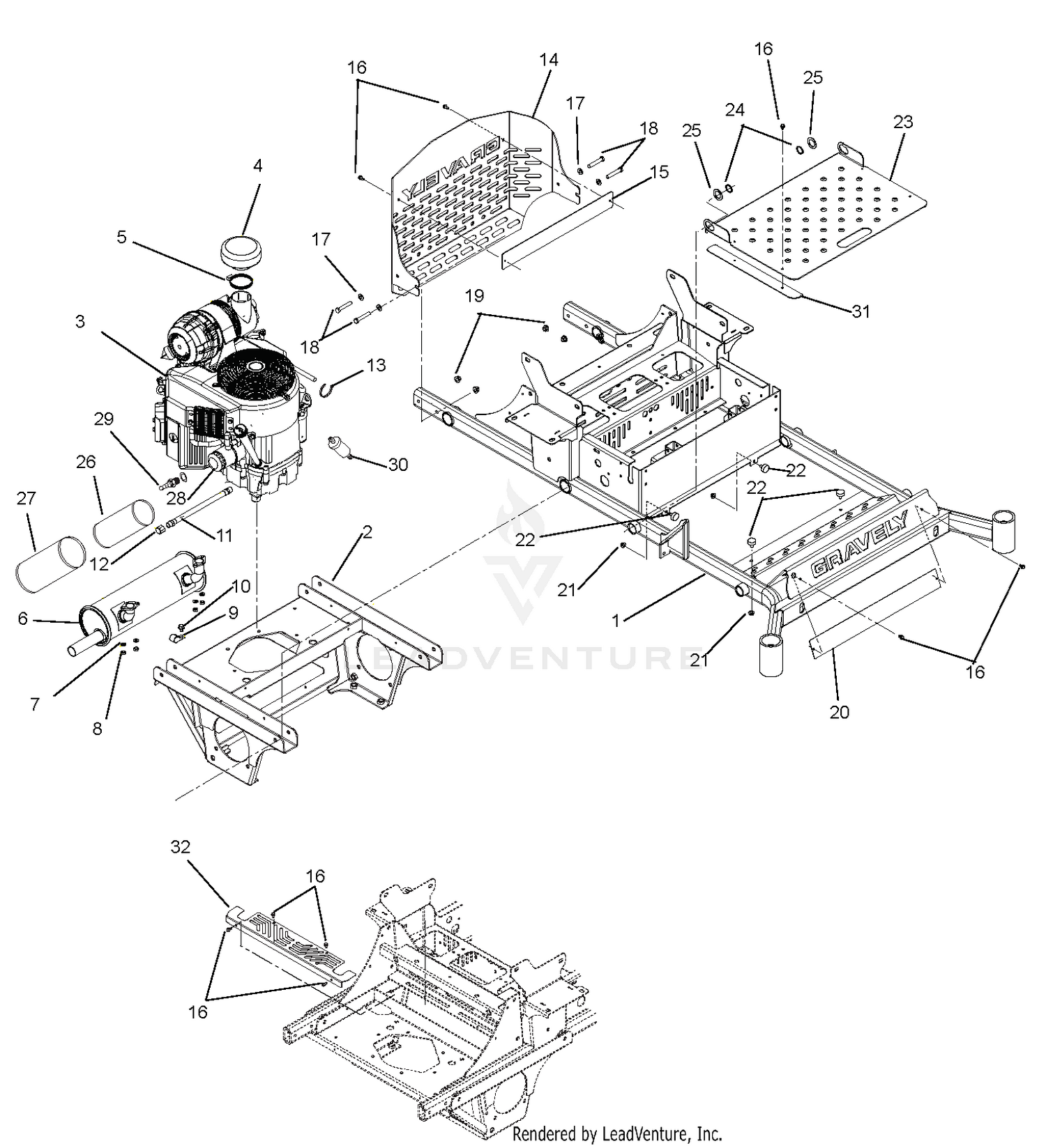 Frame, Engine and Subframe