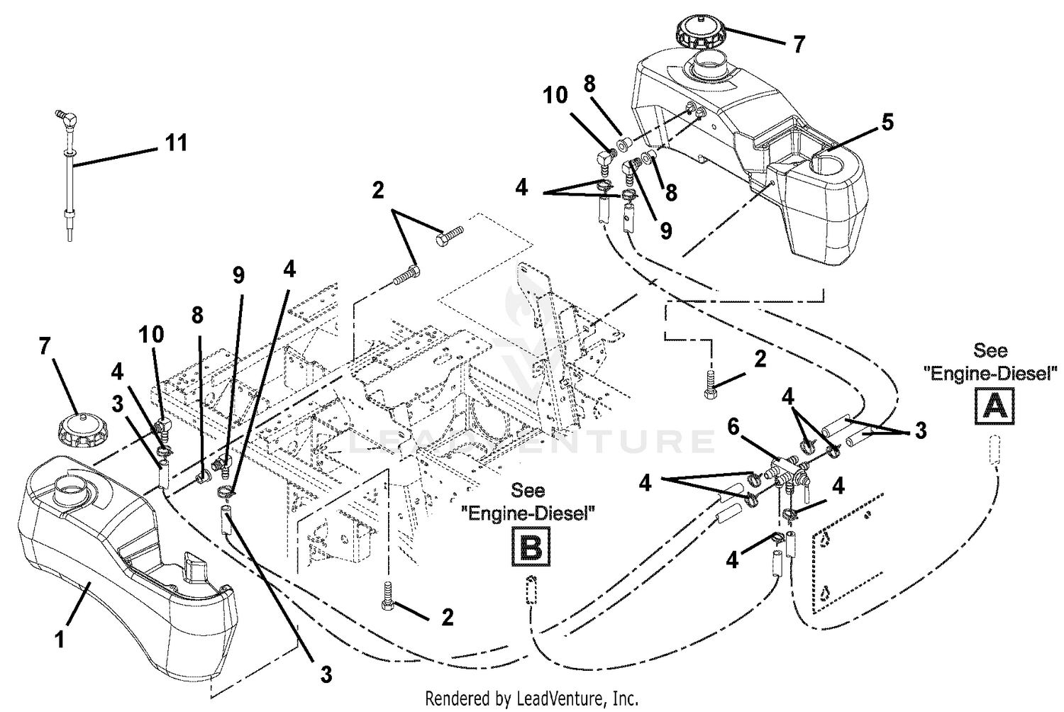Fuel Tanks And Hoses