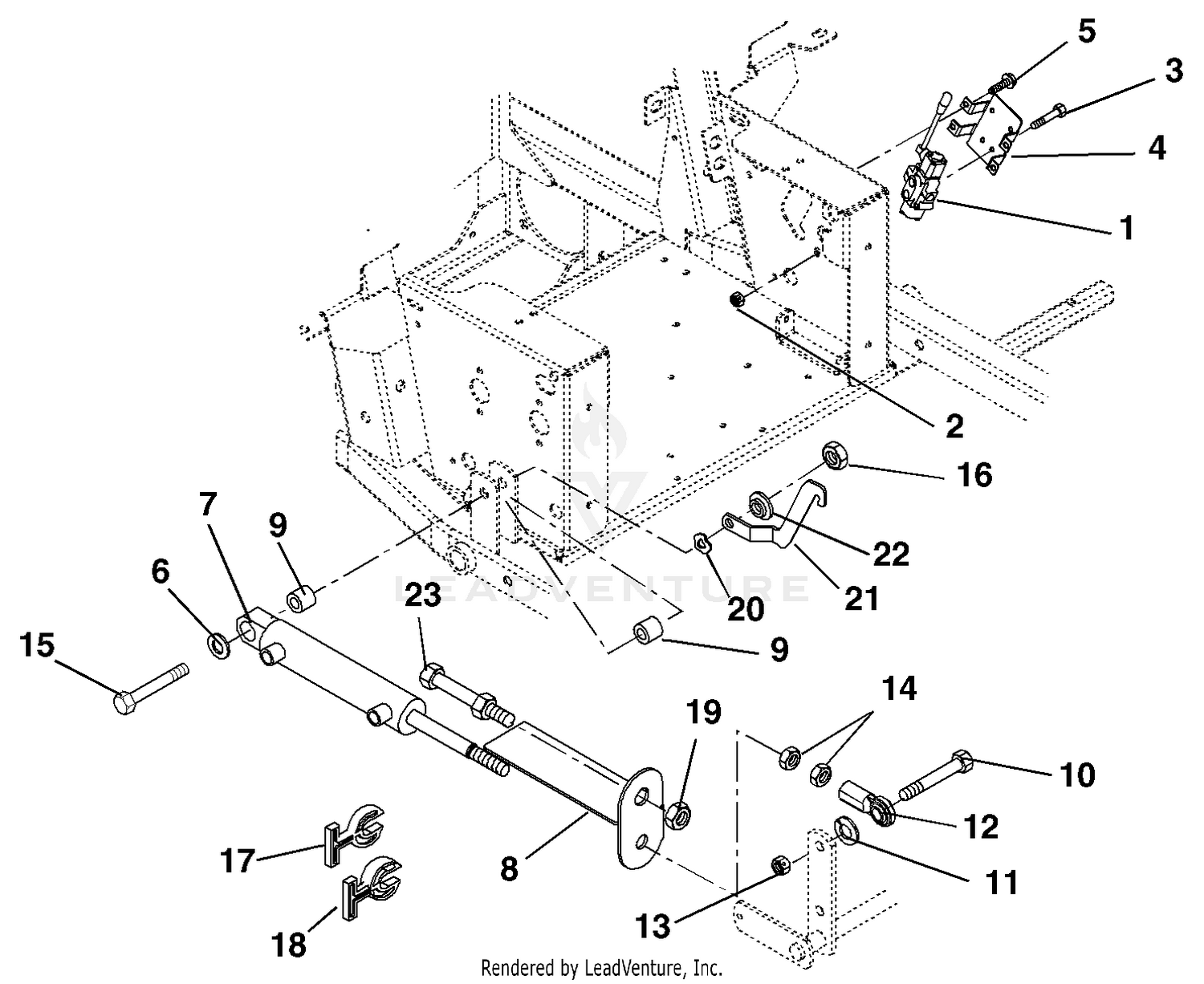 Lift Valve And Cylinder