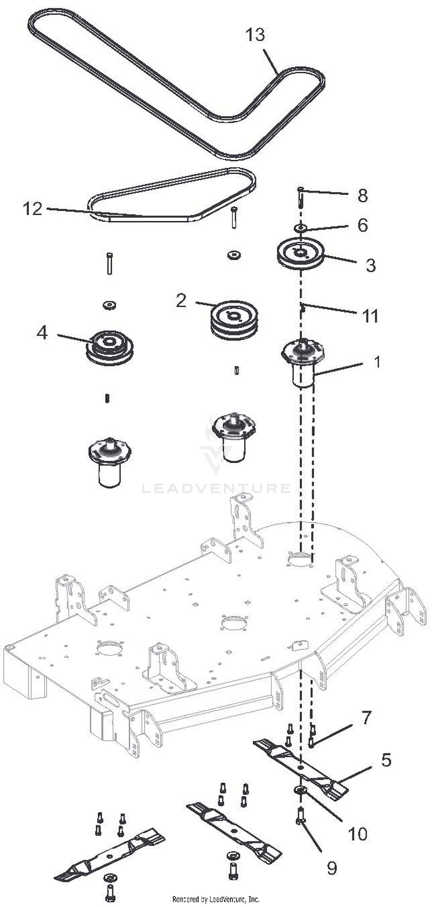 Belts & Blades, 48" Deck