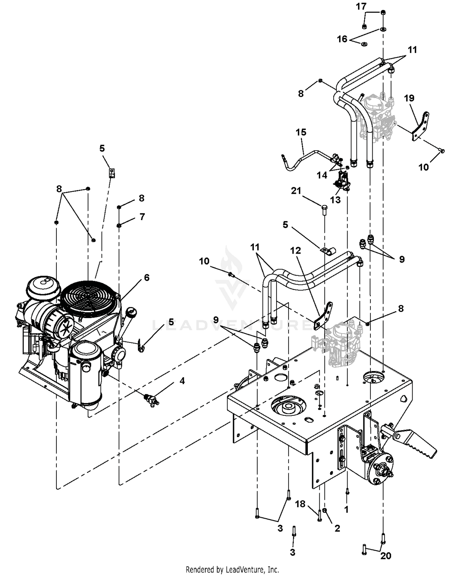 Frame And Engine Assembly