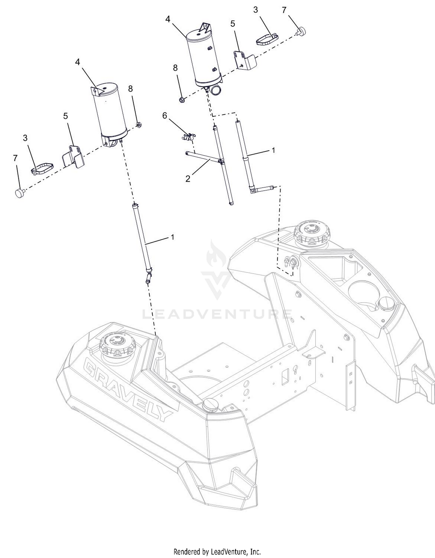 Fuel System - Kawasaki - CARB - Canister