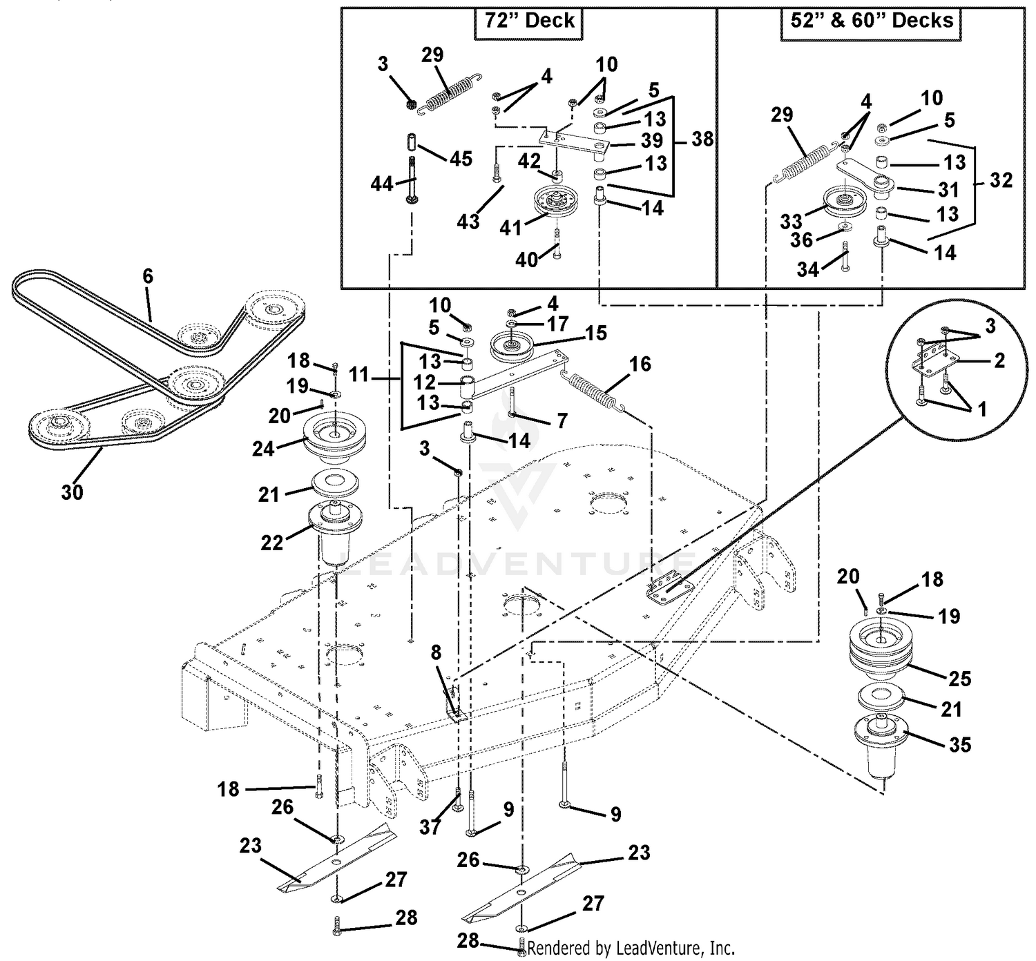 Belts, Spindles, Idlers And Blades