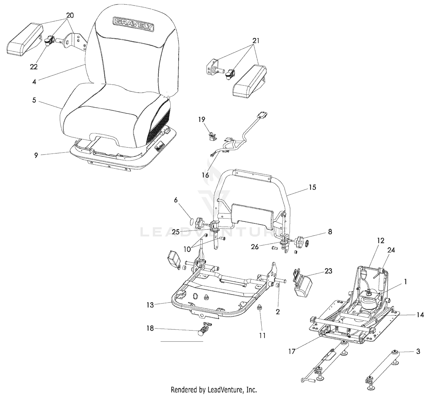 Seat - Service Parts