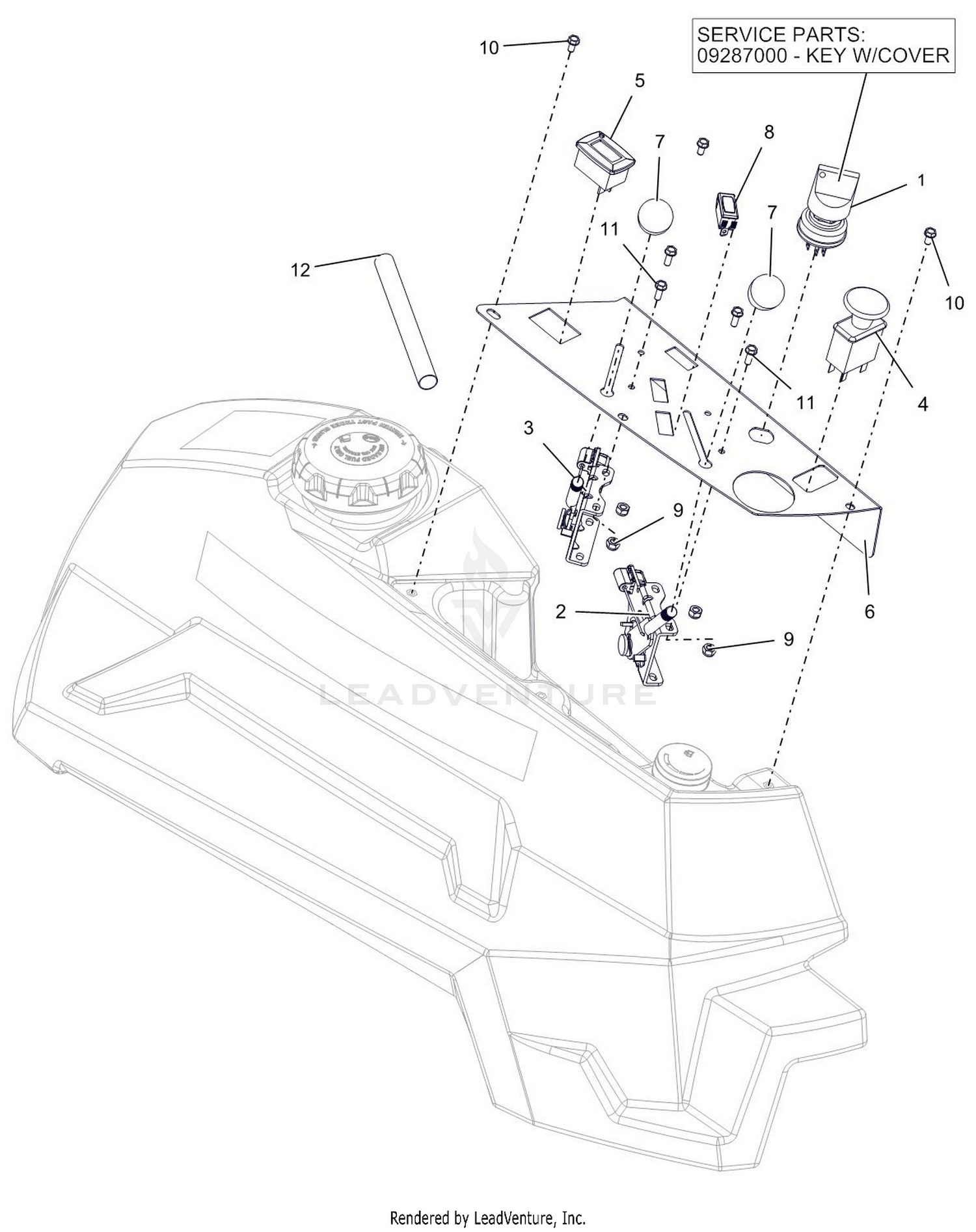 Control Panel - Kawasaki FX850