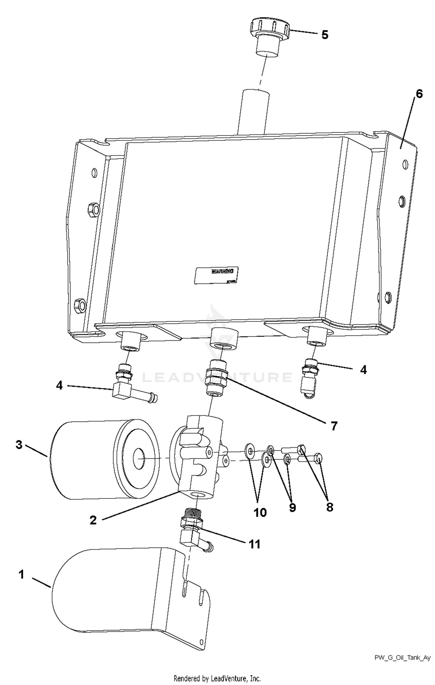 Hydraulic Oil Tank Assemby