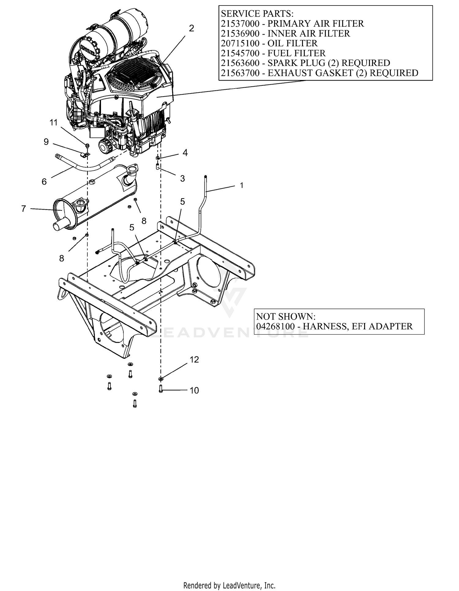 Engine - Kohler EFI ECV880