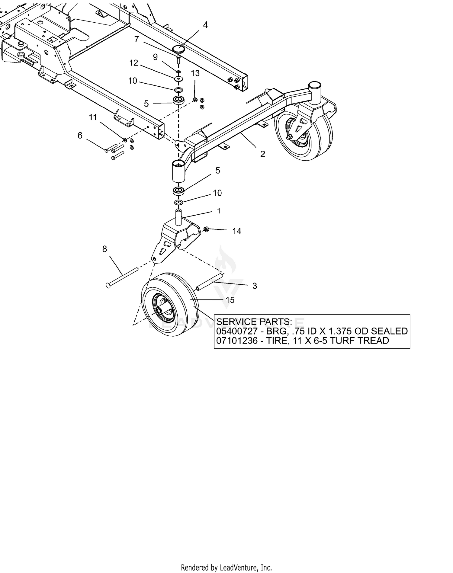Front Caster Wheels