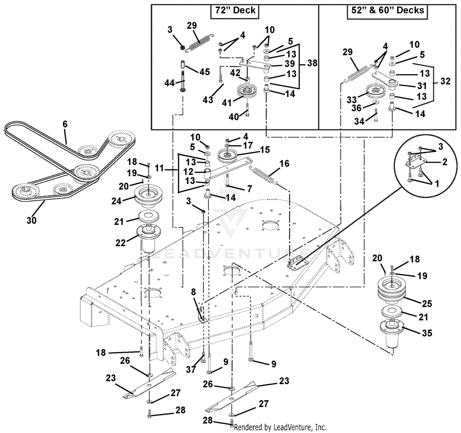 Belts, Spindles, Idlers And Blades