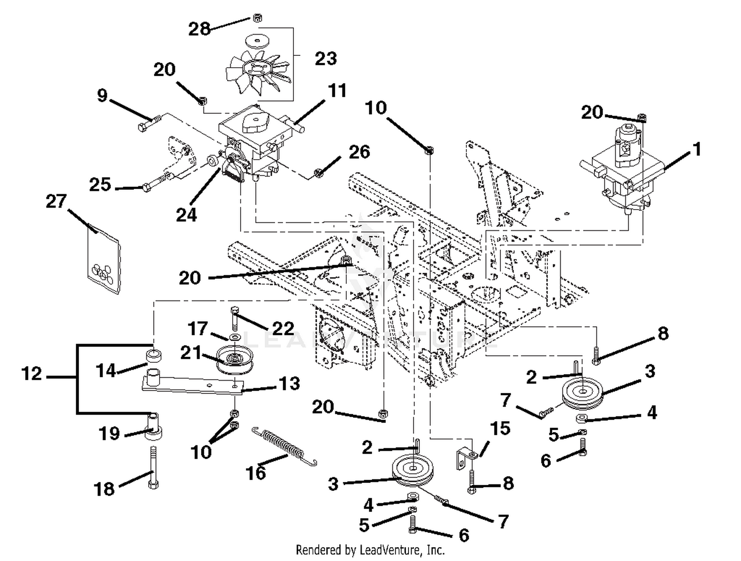 Hydrostatic Pumps And Idler