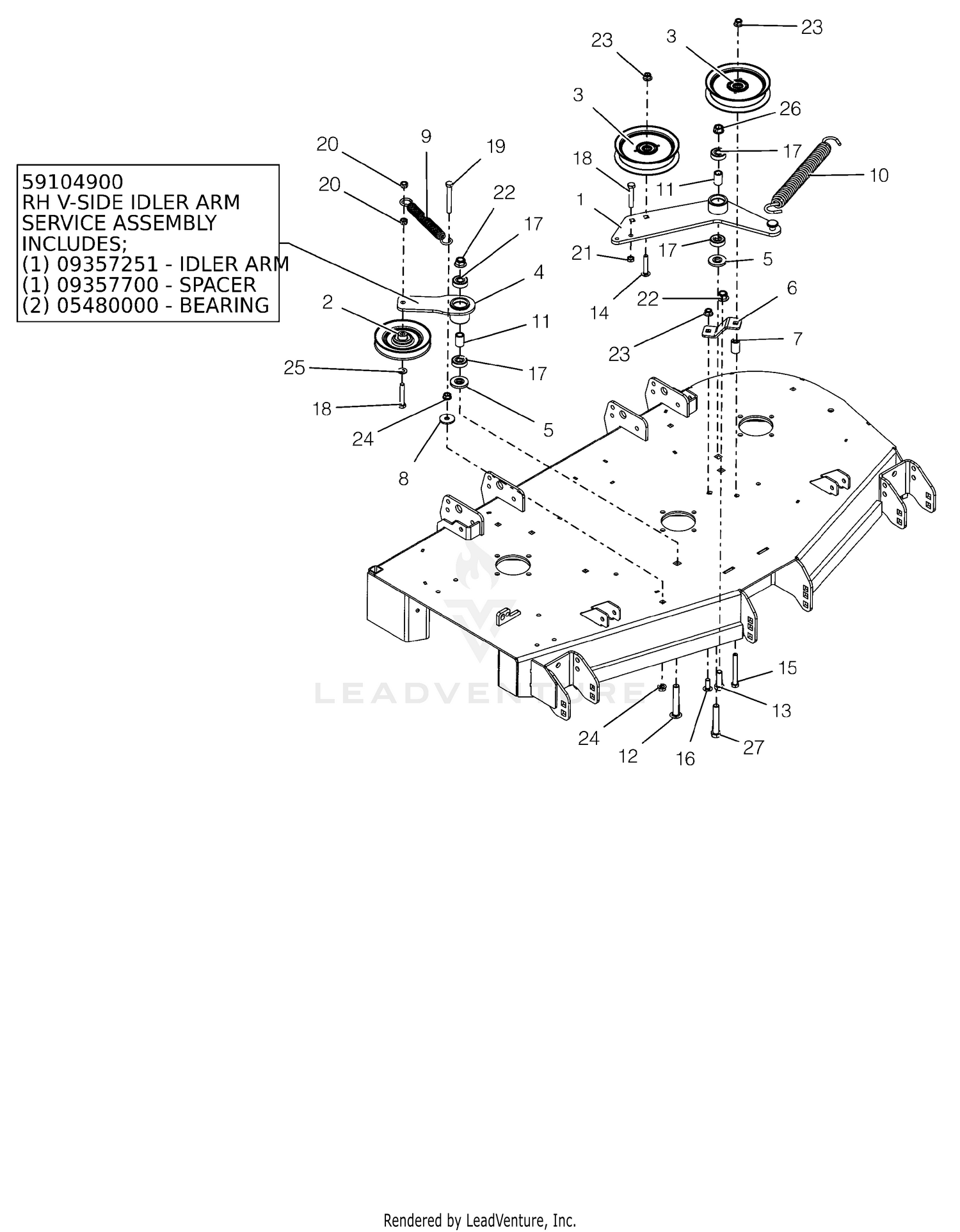 Deck Idlers - 48"