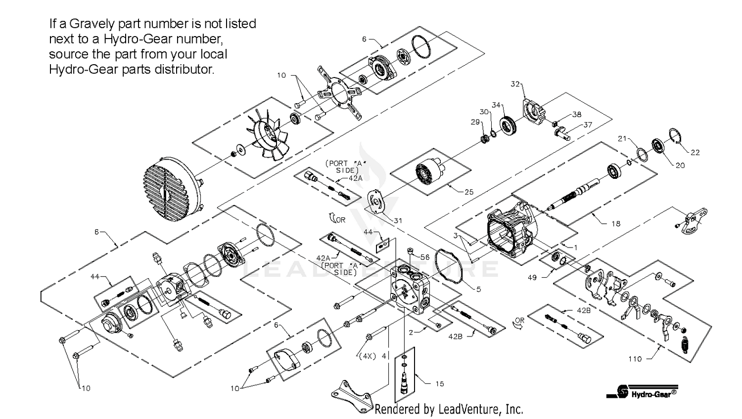 Hydro Gear Hydrostatic Pump 2