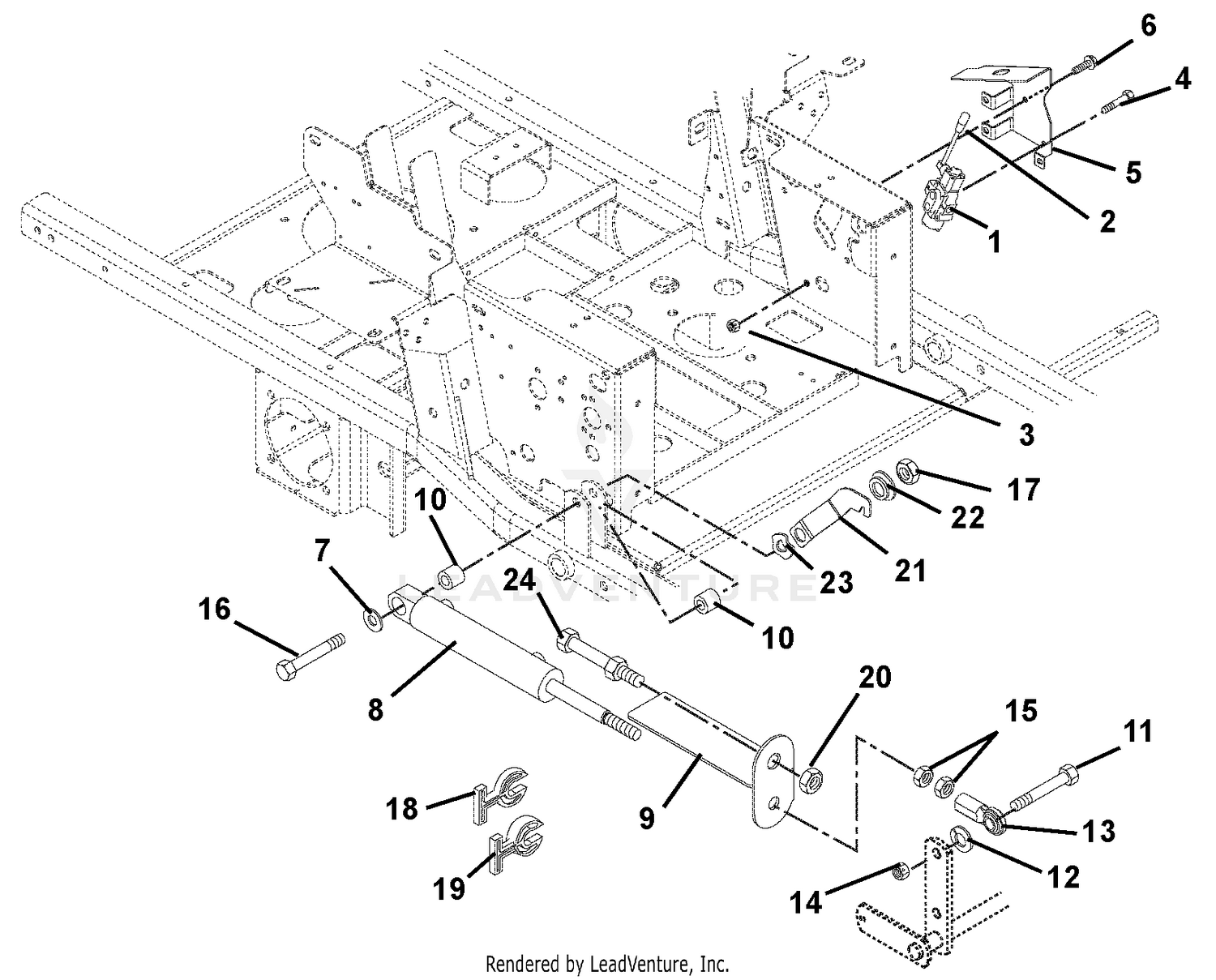 Lift Valve And Cylinder