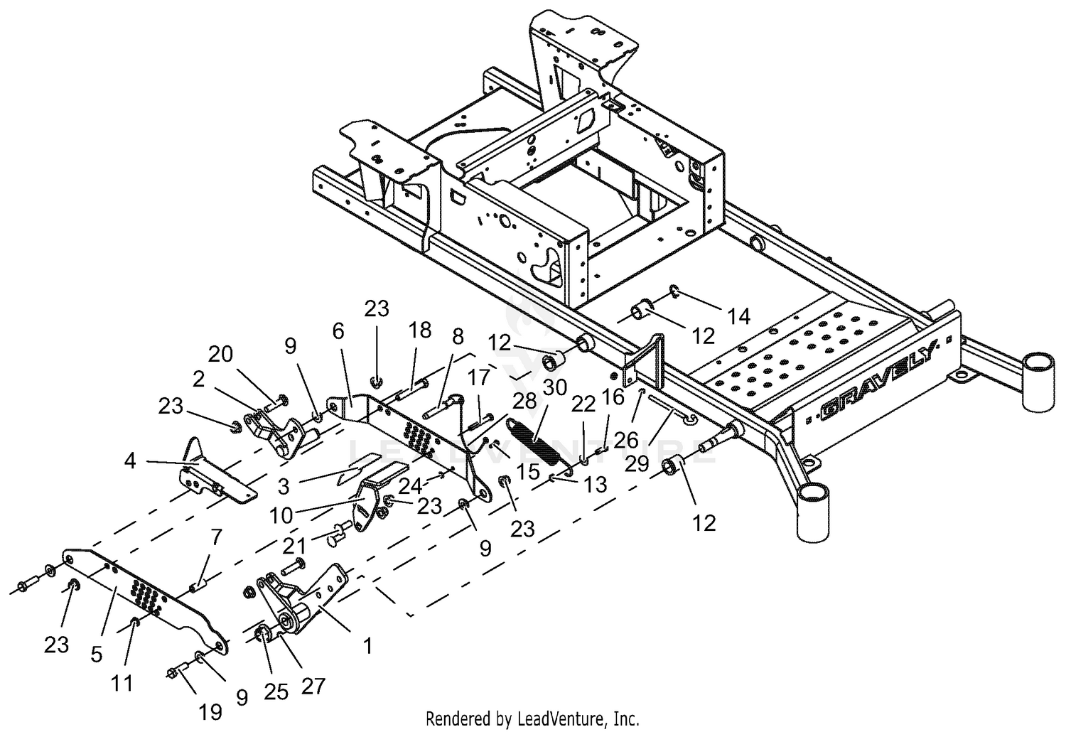 Mechanical Deck Lift - Right Hand