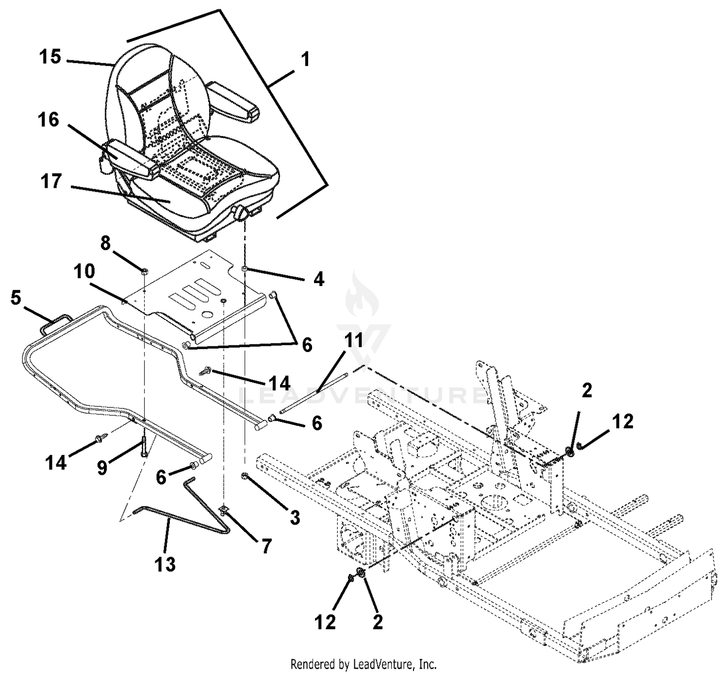Seat And Hood Frame
