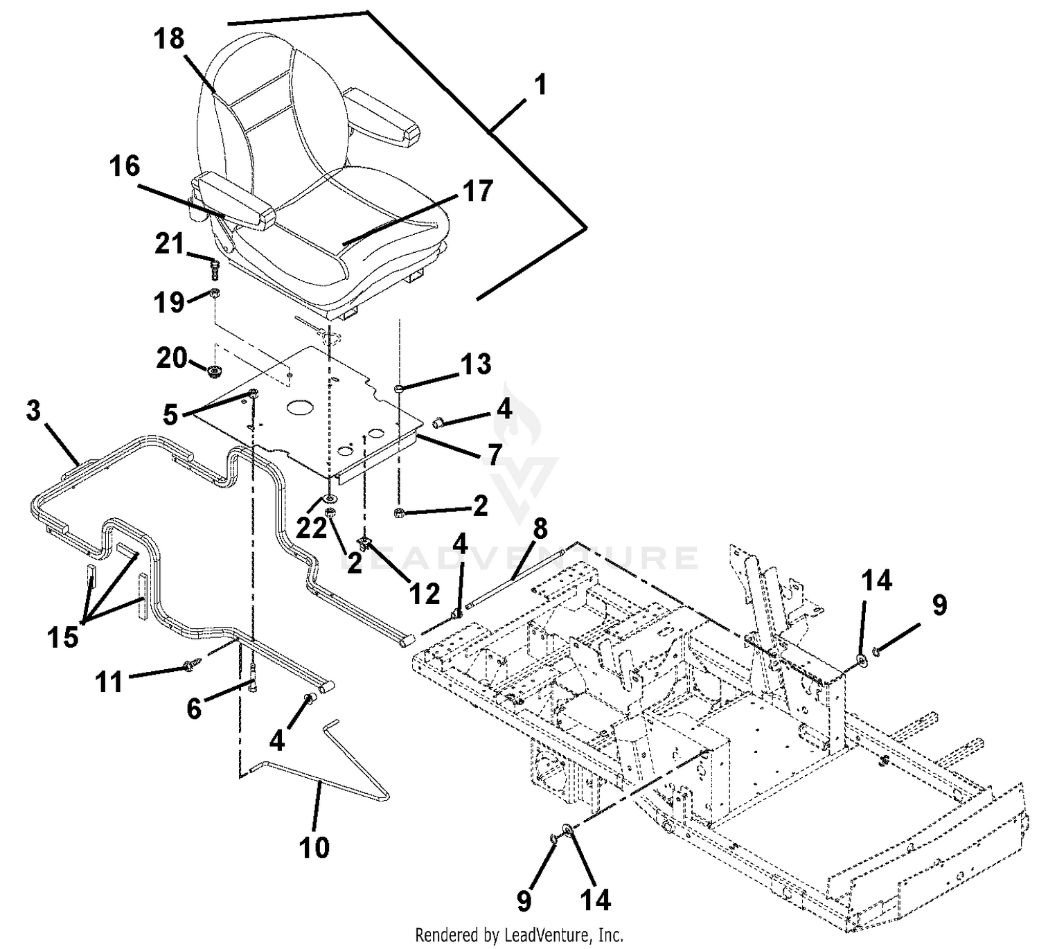 Seat And Hood Frame