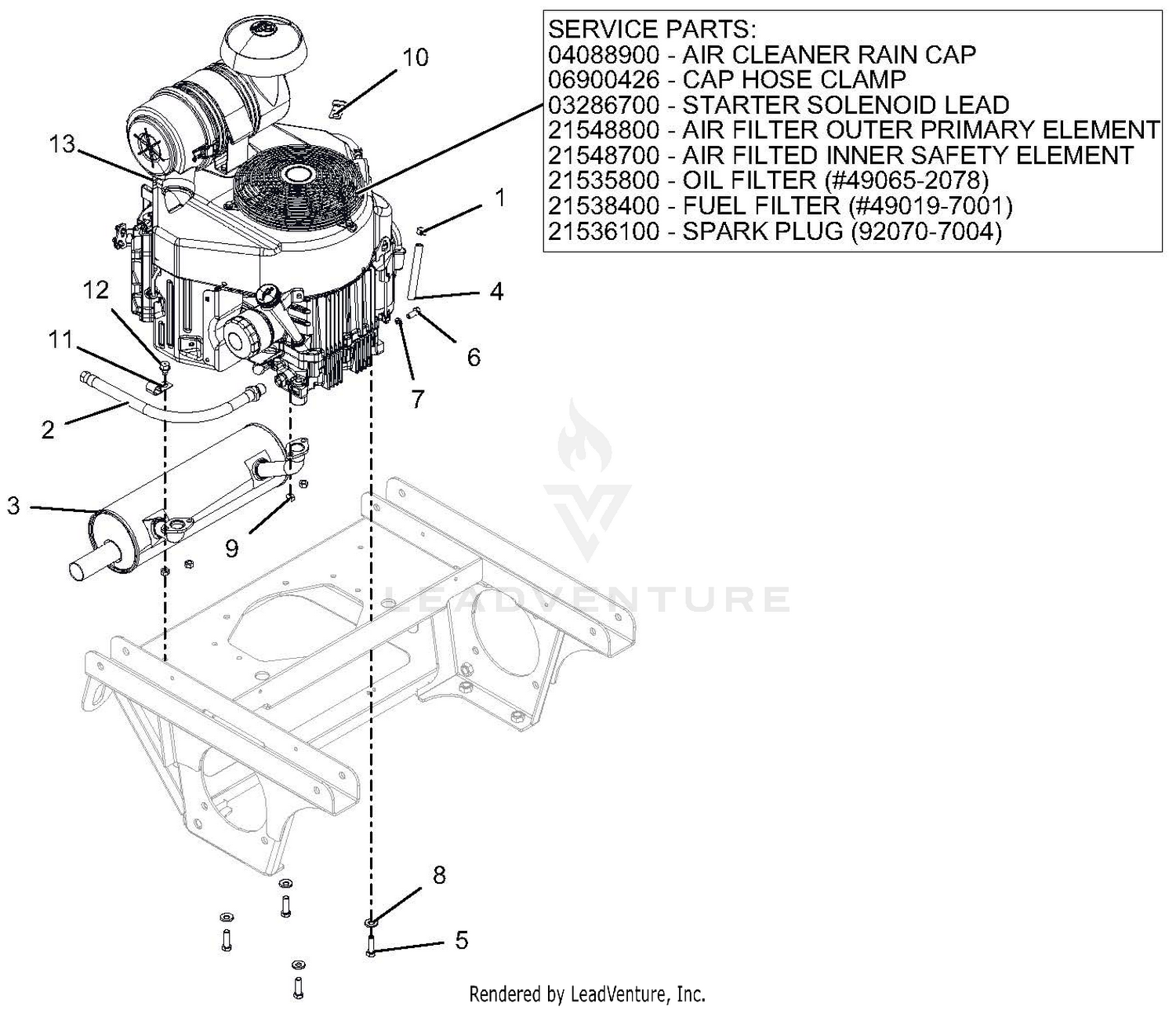 Engine - Kawasaki FX730