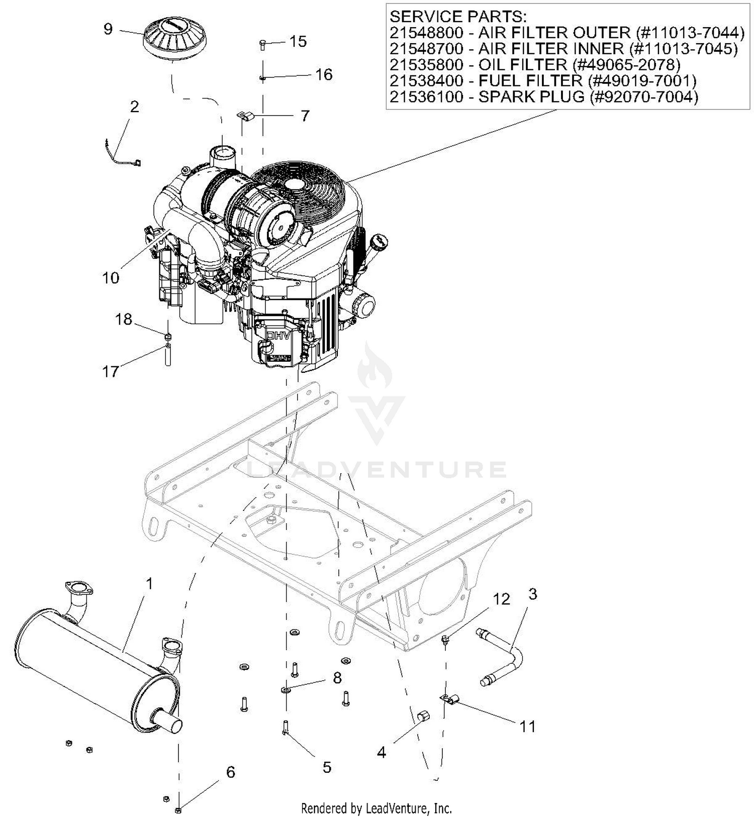 Engine - Kawasaki 921