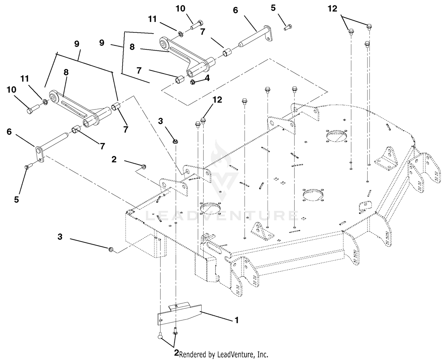 Mounting Arms - 44" And 48"