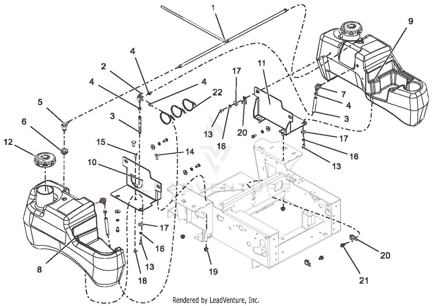 Fuel System - Kohler - Non-CARB