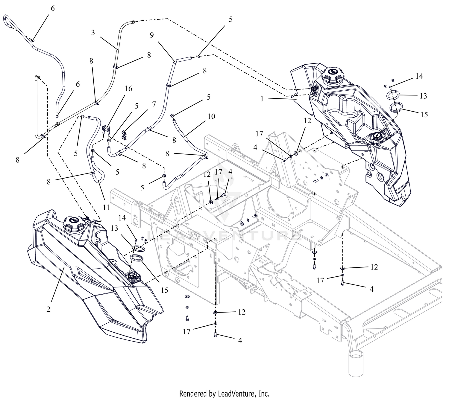 Fuel Tanks - Kawasaki FX801