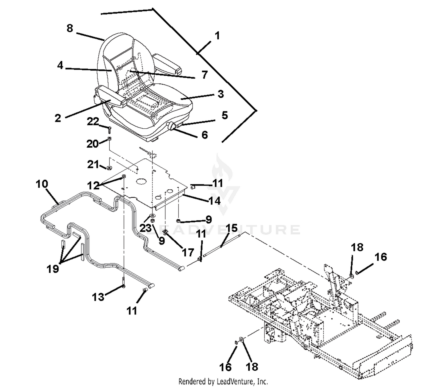 Seat And Hood Frame