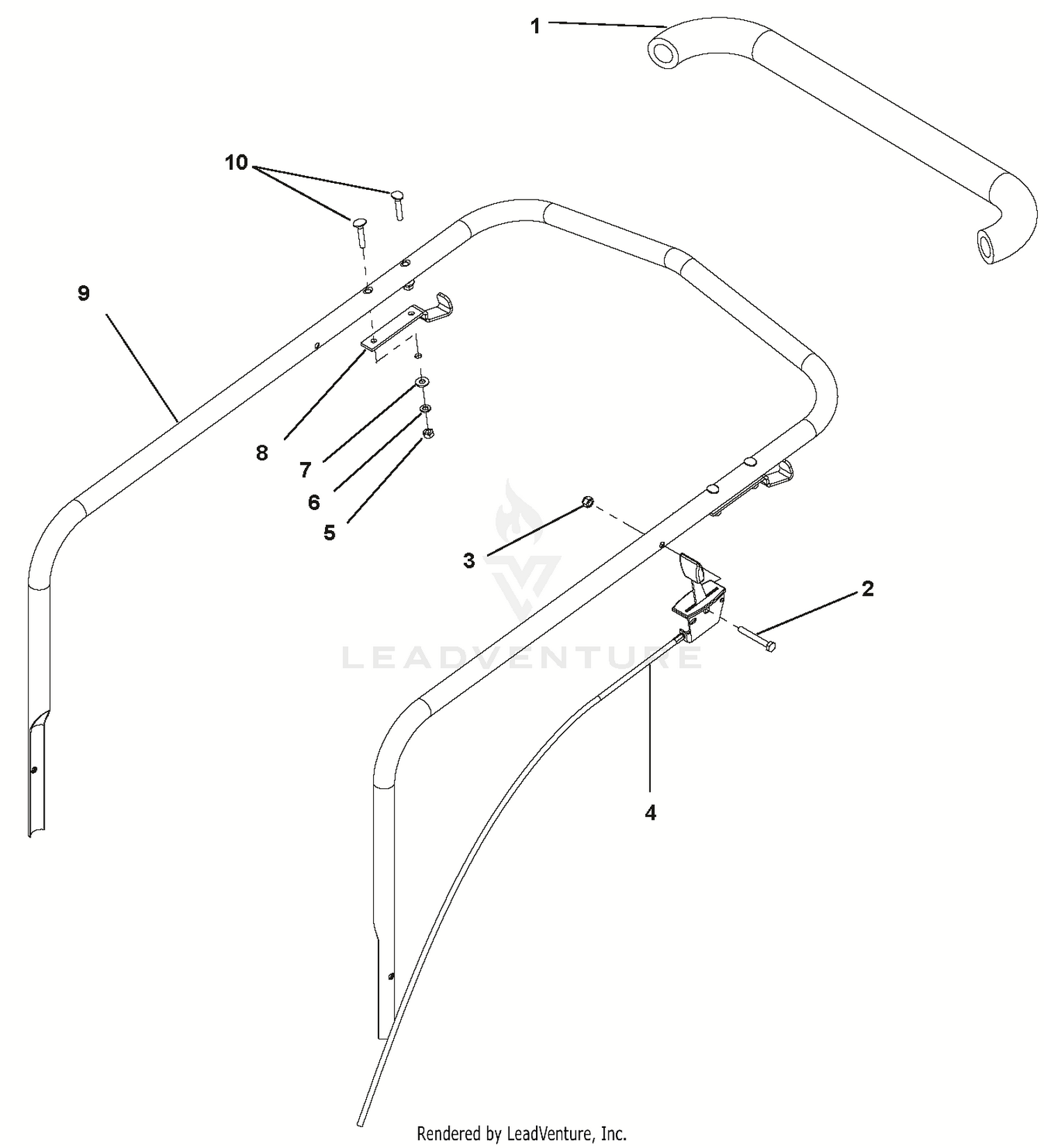 Upper Handle Assembly