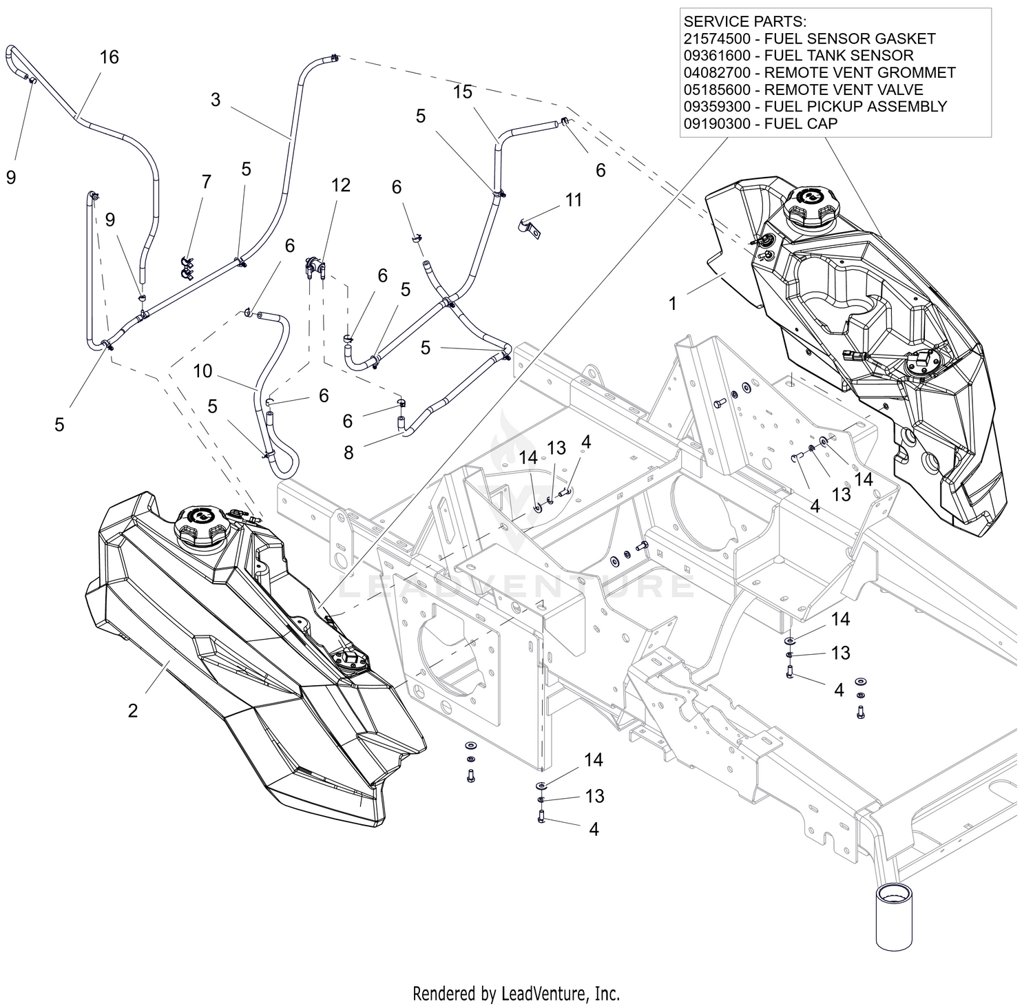 Fuel Tanks - Kawasaki - Non-EFI