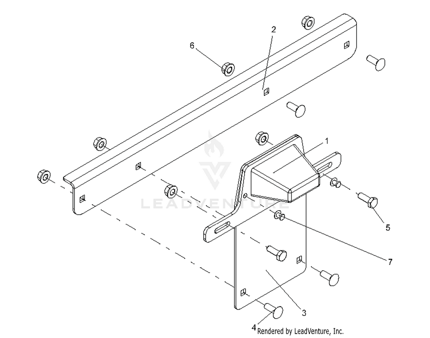 License Plate Holder Kit