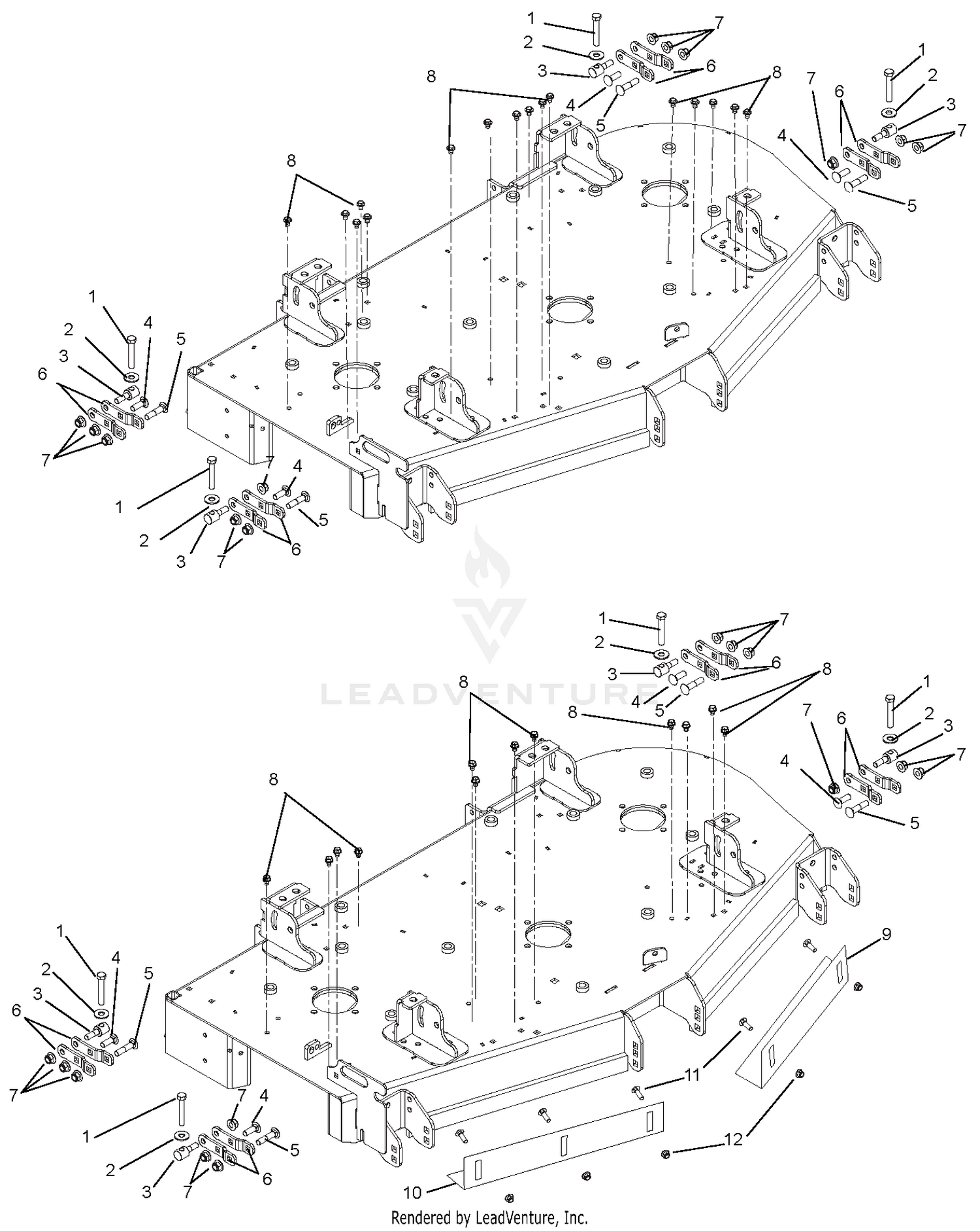 Mounting Arms And Vacuum Baffles