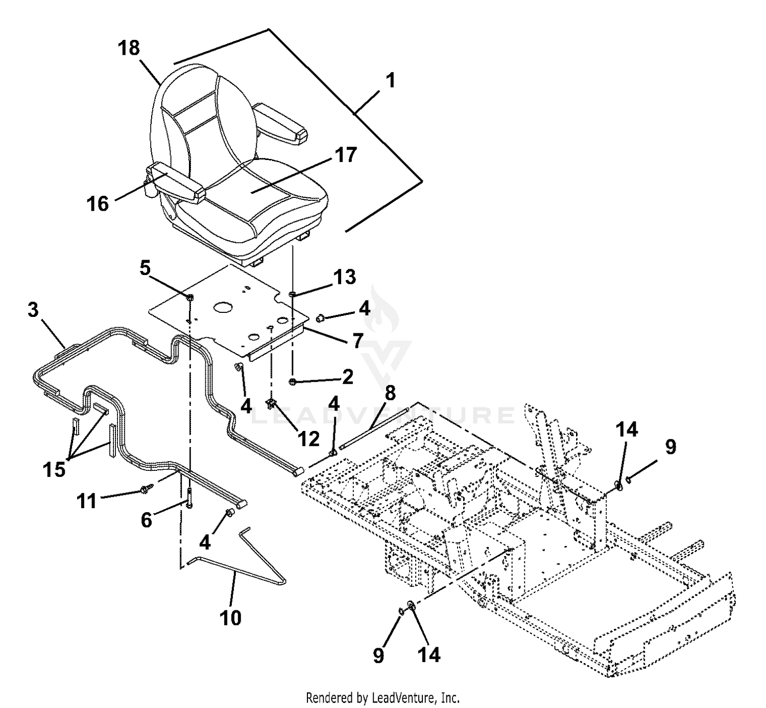 Seat And Hood Frame